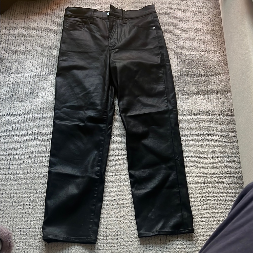 Women’s Express Black Leather Pants